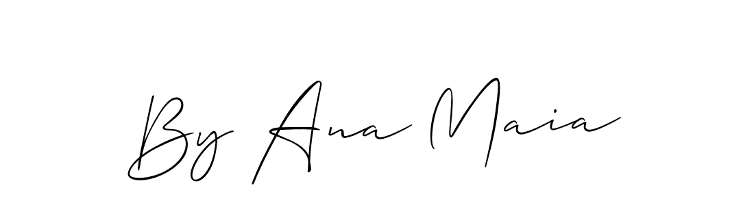 This is the best signature style for the By Ana Maia name. Also you like these signature font (Allison_Script). Mix name signature. By Ana Maia signature style 2 images and pictures png