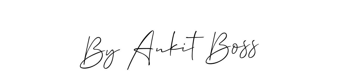 It looks lik you need a new signature style for name By Ankit Boss. Design unique handwritten (Allison_Script) signature with our free signature maker in just a few clicks. By Ankit Boss signature style 2 images and pictures png