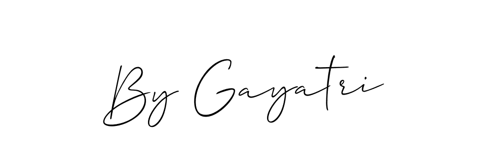 Make a short By Gayatri signature style. Manage your documents anywhere anytime using Allison_Script. Create and add eSignatures, submit forms, share and send files easily. By Gayatri signature style 2 images and pictures png