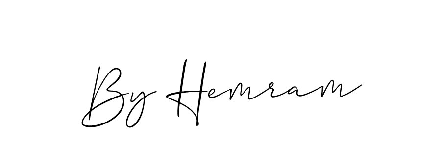 Once you've used our free online signature maker to create your best signature Allison_Script style, it's time to enjoy all of the benefits that By Hemram name signing documents. By Hemram signature style 2 images and pictures png