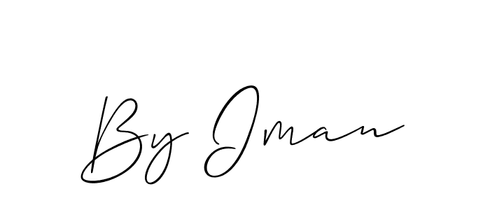 By Iman stylish signature style. Best Handwritten Sign (Allison_Script) for my name. Handwritten Signature Collection Ideas for my name By Iman. By Iman signature style 2 images and pictures png