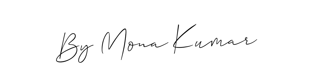 It looks lik you need a new signature style for name By Mona Kumar. Design unique handwritten (Allison_Script) signature with our free signature maker in just a few clicks. By Mona Kumar signature style 2 images and pictures png