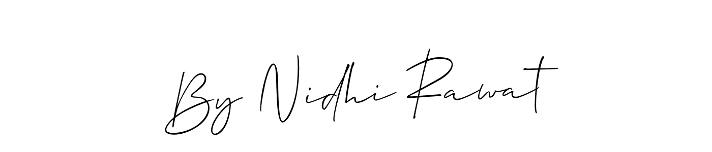 Check out images of Autograph of By Nidhi Rawat name. Actor By Nidhi Rawat Signature Style. Allison_Script is a professional sign style online. By Nidhi Rawat signature style 2 images and pictures png