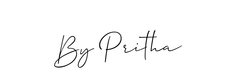 How to make By Pritha signature? Allison_Script is a professional autograph style. Create handwritten signature for By Pritha name. By Pritha signature style 2 images and pictures png