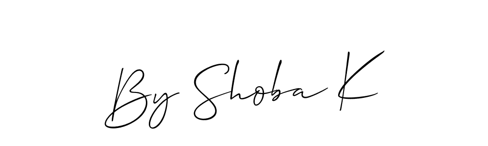 Check out images of Autograph of By Shoba K name. Actor By Shoba K Signature Style. Allison_Script is a professional sign style online. By Shoba K signature style 2 images and pictures png