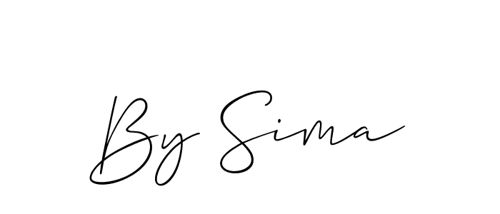 You should practise on your own different ways (Allison_Script) to write your name (By Sima) in signature. don't let someone else do it for you. By Sima signature style 2 images and pictures png