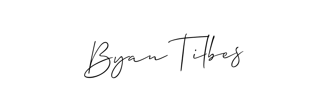 Check out images of Autograph of Byan Tilbes name. Actor Byan Tilbes Signature Style. Allison_Script is a professional sign style online. Byan Tilbes signature style 2 images and pictures png