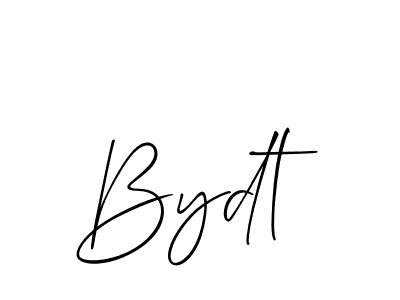 Create a beautiful signature design for name Bydt. With this signature (Allison_Script) fonts, you can make a handwritten signature for free. Bydt signature style 2 images and pictures png