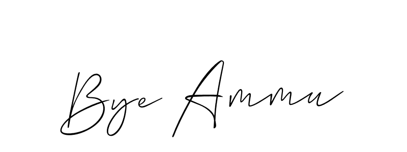 Make a beautiful signature design for name Bye Ammu. Use this online signature maker to create a handwritten signature for free. Bye Ammu signature style 2 images and pictures png