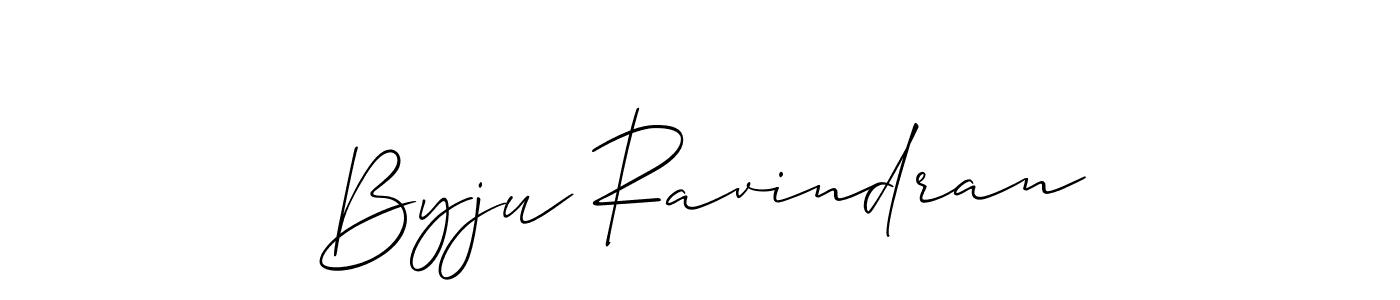 Byju Ravindran stylish signature style. Best Handwritten Sign (Allison_Script) for my name. Handwritten Signature Collection Ideas for my name Byju Ravindran. Byju Ravindran signature style 2 images and pictures png