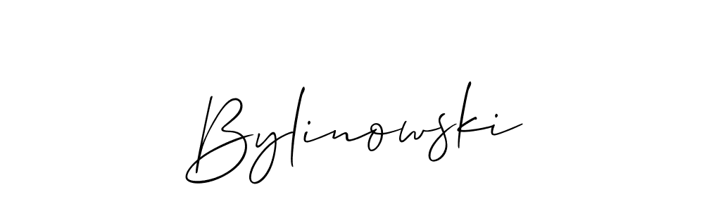 You should practise on your own different ways (Allison_Script) to write your name (Bylinowski) in signature. don't let someone else do it for you. Bylinowski signature style 2 images and pictures png