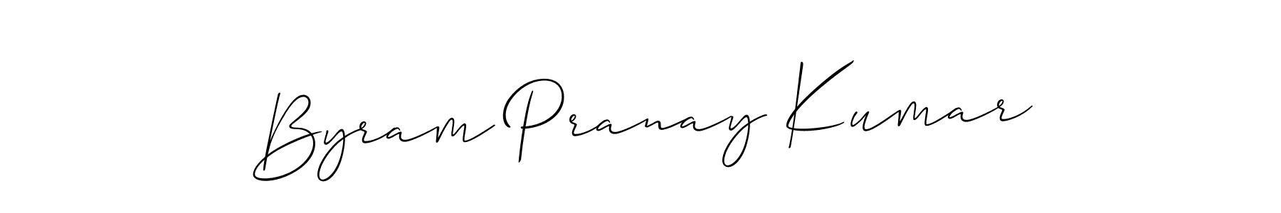 See photos of Byram Pranay Kumar official signature by Spectra . Check more albums & portfolios. Read reviews & check more about Allison_Script font. Byram Pranay Kumar signature style 2 images and pictures png