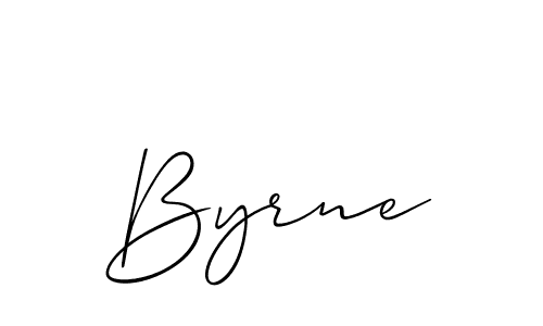 Allison_Script is a professional signature style that is perfect for those who want to add a touch of class to their signature. It is also a great choice for those who want to make their signature more unique. Get Byrne name to fancy signature for free. Byrne signature style 2 images and pictures png