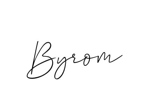 How to Draw Byrom signature style? Allison_Script is a latest design signature styles for name Byrom. Byrom signature style 2 images and pictures png