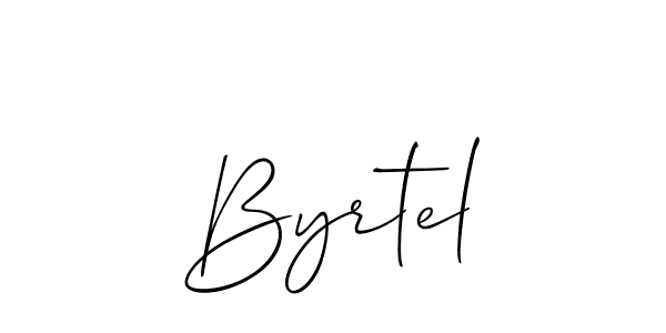 Once you've used our free online signature maker to create your best signature Allison_Script style, it's time to enjoy all of the benefits that Byrtel name signing documents. Byrtel signature style 2 images and pictures png