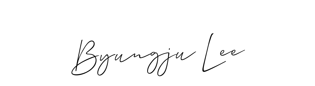 Once you've used our free online signature maker to create your best signature Allison_Script style, it's time to enjoy all of the benefits that Byungju Lee name signing documents. Byungju Lee signature style 2 images and pictures png