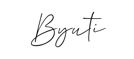 The Allison_Script signature style provides a bold statement for name Byuti. Designed for business owners, executives, and leaders. Byuti signature style 2 images and pictures png