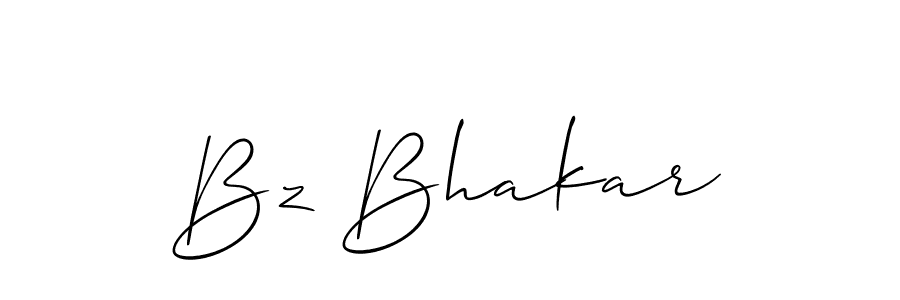 Make a short Bz Bhakar signature style. Manage your documents anywhere anytime using Allison_Script. Create and add eSignatures, submit forms, share and send files easily. Bz Bhakar signature style 2 images and pictures png