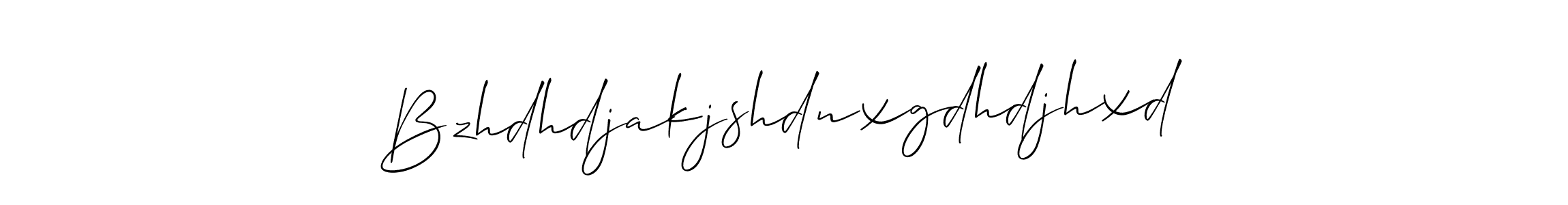 Allison_Script is a professional signature style that is perfect for those who want to add a touch of class to their signature. It is also a great choice for those who want to make their signature more unique. Get Bzhdhdjakjshdnxgdhdjhxd name to fancy signature for free. Bzhdhdjakjshdnxgdhdjhxd signature style 2 images and pictures png