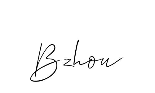 if you are searching for the best signature style for your name Bzhou. so please give up your signature search. here we have designed multiple signature styles  using Allison_Script. Bzhou signature style 2 images and pictures png