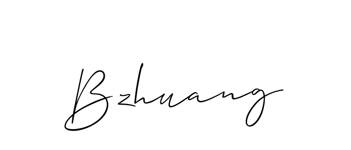 How to Draw Bzhuang signature style? Allison_Script is a latest design signature styles for name Bzhuang. Bzhuang signature style 2 images and pictures png