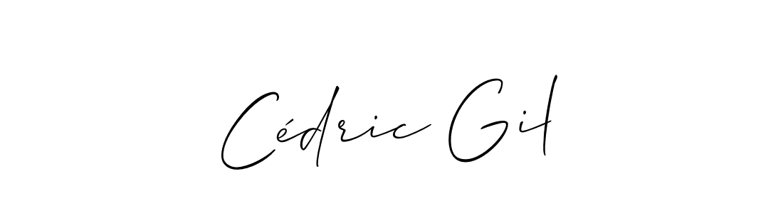 This is the best signature style for the Cédric Gil name. Also you like these signature font (Allison_Script). Mix name signature. Cédric Gil signature style 2 images and pictures png