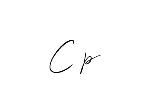 Create a beautiful signature design for name C♡p. With this signature (Allison_Script) fonts, you can make a handwritten signature for free. C♡p signature style 2 images and pictures png