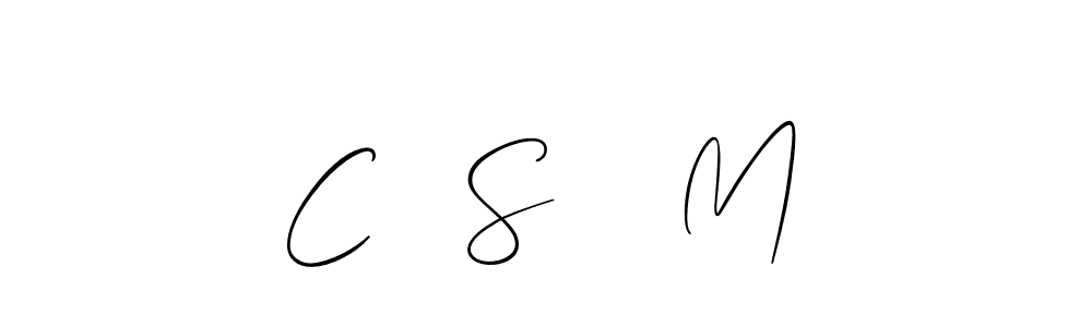 Here are the top 10 professional signature styles for the name C   S    M. These are the best autograph styles you can use for your name. C   S    M signature style 2 images and pictures png