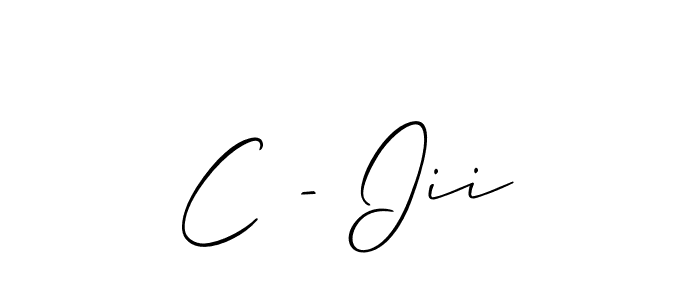 Once you've used our free online signature maker to create your best signature Allison_Script style, it's time to enjoy all of the benefits that C - Iii name signing documents. C - Iii signature style 2 images and pictures png