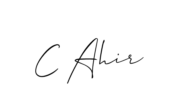 Similarly Allison_Script is the best handwritten signature design. Signature creator online .You can use it as an online autograph creator for name C Ahir. C Ahir signature style 2 images and pictures png