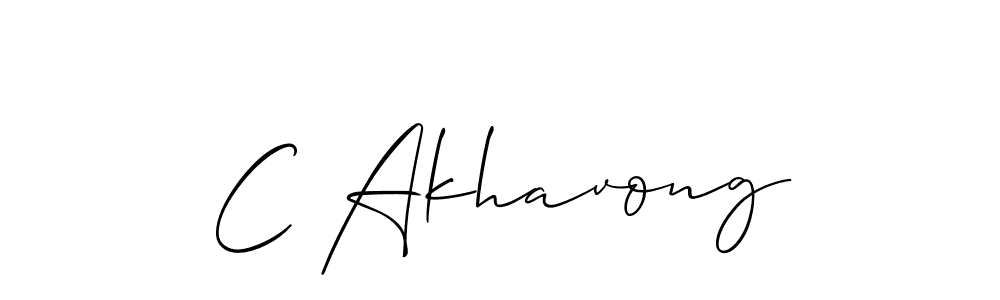 How to Draw C Akhavong signature style? Allison_Script is a latest design signature styles for name C Akhavong. C Akhavong signature style 2 images and pictures png