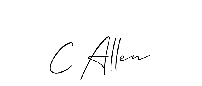 Use a signature maker to create a handwritten signature online. With this signature software, you can design (Allison_Script) your own signature for name C Allen. C Allen signature style 2 images and pictures png