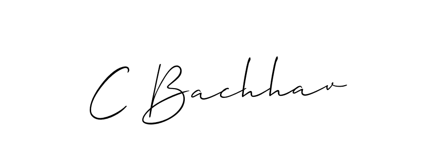 Once you've used our free online signature maker to create your best signature Allison_Script style, it's time to enjoy all of the benefits that C Bachhav name signing documents. C Bachhav signature style 2 images and pictures png