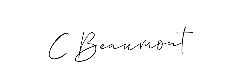 if you are searching for the best signature style for your name C Beaumont. so please give up your signature search. here we have designed multiple signature styles  using Allison_Script. C Beaumont signature style 2 images and pictures png