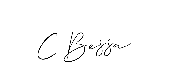 Best and Professional Signature Style for C Bessa. Allison_Script Best Signature Style Collection. C Bessa signature style 2 images and pictures png