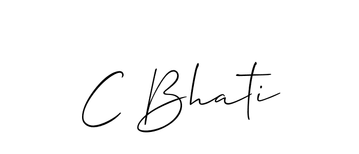You can use this online signature creator to create a handwritten signature for the name C Bhati. This is the best online autograph maker. C Bhati signature style 2 images and pictures png