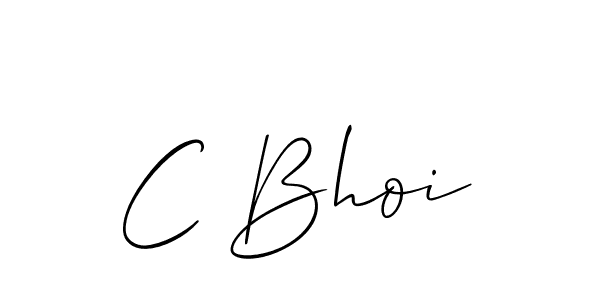 Make a beautiful signature design for name C Bhoi. Use this online signature maker to create a handwritten signature for free. C Bhoi signature style 2 images and pictures png