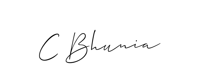 Similarly Allison_Script is the best handwritten signature design. Signature creator online .You can use it as an online autograph creator for name C Bhunia. C Bhunia signature style 2 images and pictures png