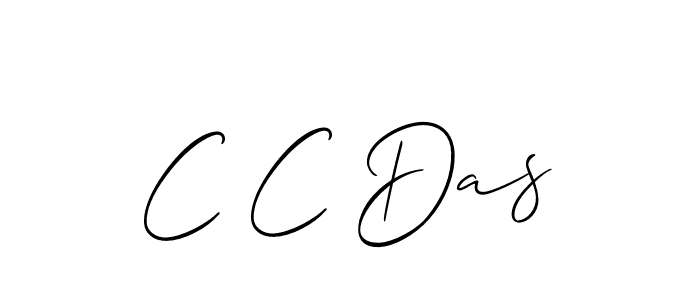 Make a beautiful signature design for name C C Das. Use this online signature maker to create a handwritten signature for free. C C Das signature style 2 images and pictures png