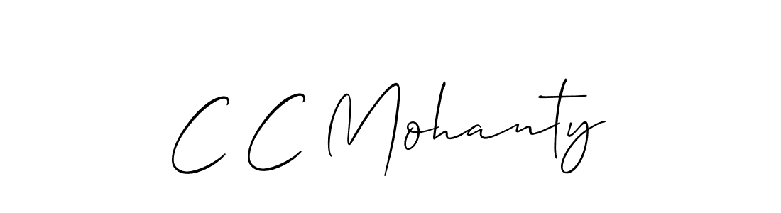 Best and Professional Signature Style for C C Mohanty. Allison_Script Best Signature Style Collection. C C Mohanty signature style 2 images and pictures png