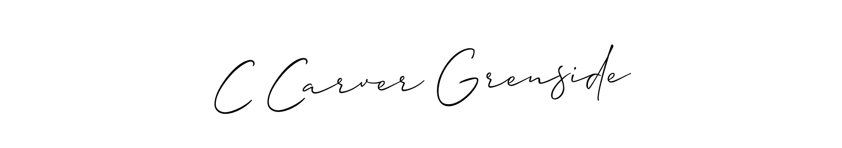It looks lik you need a new signature style for name C Carver Grenside. Design unique handwritten (Allison_Script) signature with our free signature maker in just a few clicks. C Carver Grenside signature style 2 images and pictures png