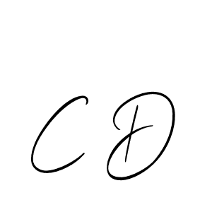 Design your own signature with our free online signature maker. With this signature software, you can create a handwritten (Allison_Script) signature for name C D. C D signature style 2 images and pictures png