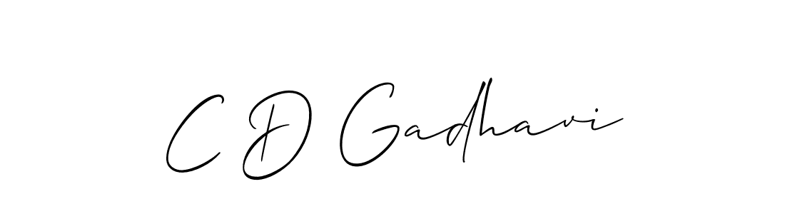 Make a short C D Gadhavi signature style. Manage your documents anywhere anytime using Allison_Script. Create and add eSignatures, submit forms, share and send files easily. C D Gadhavi signature style 2 images and pictures png
