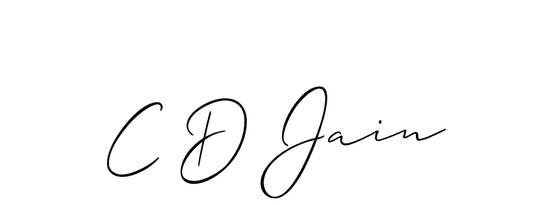 Make a beautiful signature design for name C D Jain. Use this online signature maker to create a handwritten signature for free. C D Jain signature style 2 images and pictures png