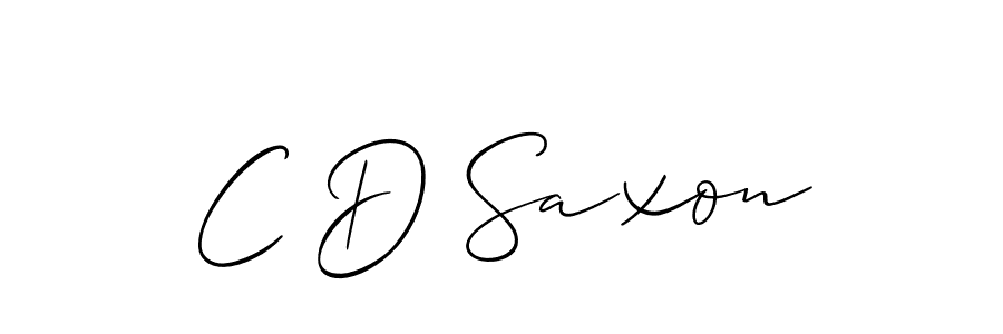 How to Draw C D Saxon signature style? Allison_Script is a latest design signature styles for name C D Saxon. C D Saxon signature style 2 images and pictures png