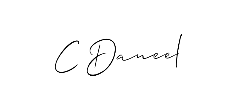 Once you've used our free online signature maker to create your best signature Allison_Script style, it's time to enjoy all of the benefits that C Daneel name signing documents. C Daneel signature style 2 images and pictures png