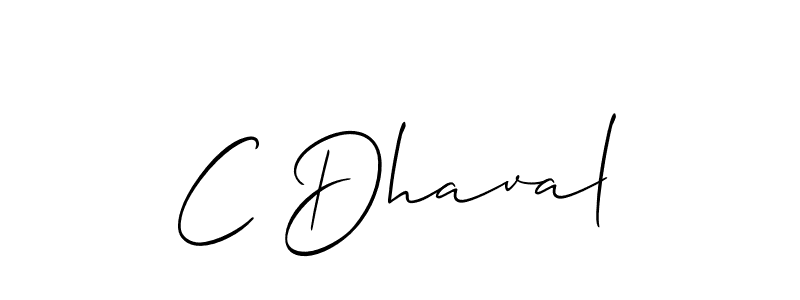 Also You can easily find your signature by using the search form. We will create C Dhaval name handwritten signature images for you free of cost using Allison_Script sign style. C Dhaval signature style 2 images and pictures png