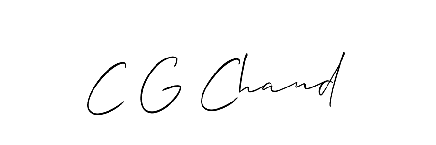 C G Chand stylish signature style. Best Handwritten Sign (Allison_Script) for my name. Handwritten Signature Collection Ideas for my name C G Chand. C G Chand signature style 2 images and pictures png