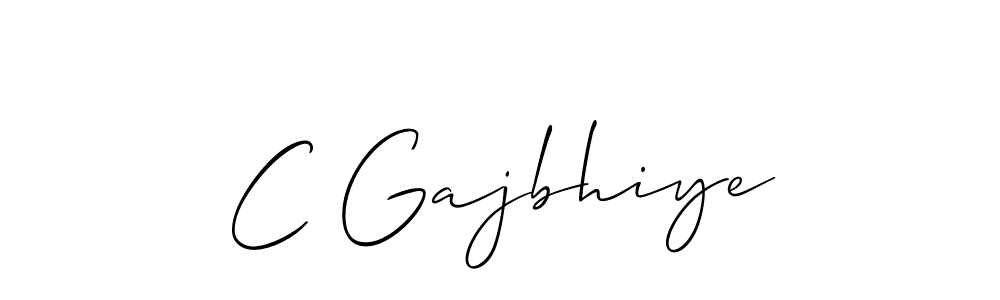 Make a beautiful signature design for name C Gajbhiye. Use this online signature maker to create a handwritten signature for free. C Gajbhiye signature style 2 images and pictures png