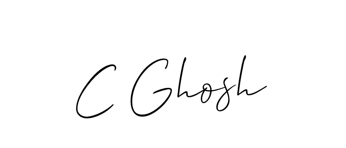 How to Draw C Ghosh signature style? Allison_Script is a latest design signature styles for name C Ghosh. C Ghosh signature style 2 images and pictures png
